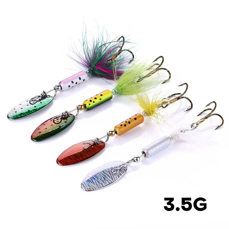Fishing Hook Offset - Leurres VIB en métal 1 pièces