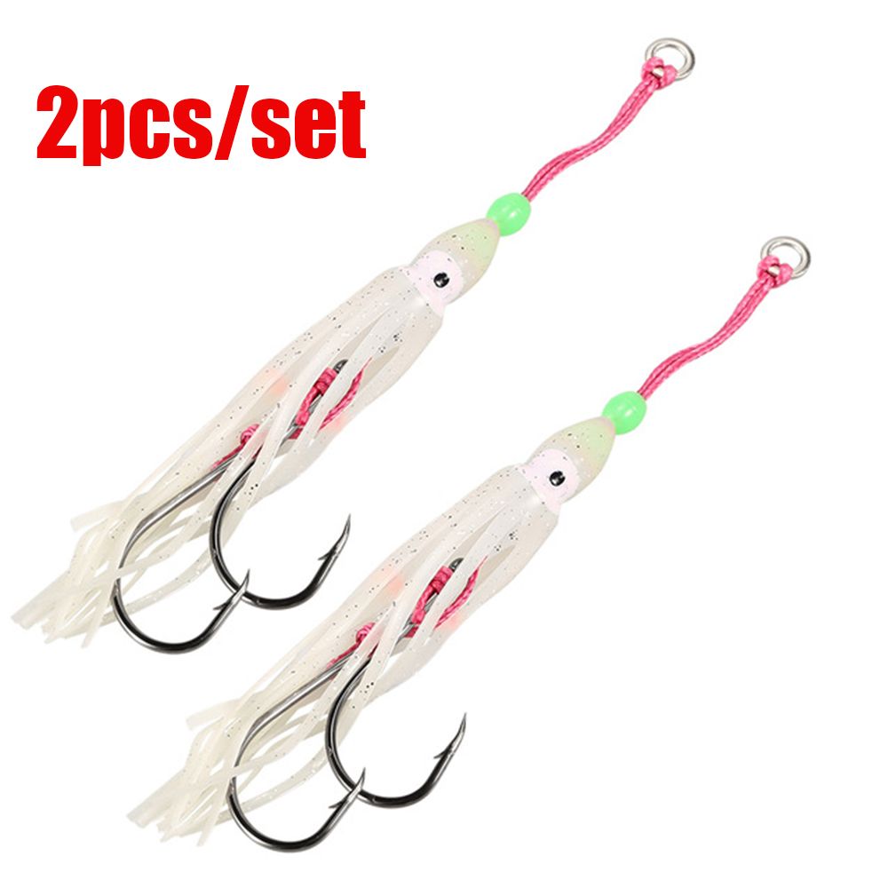 Fishing Hook Size - 2 pièces/lot 6cm/10cm/12cm poulpe leurre calmar