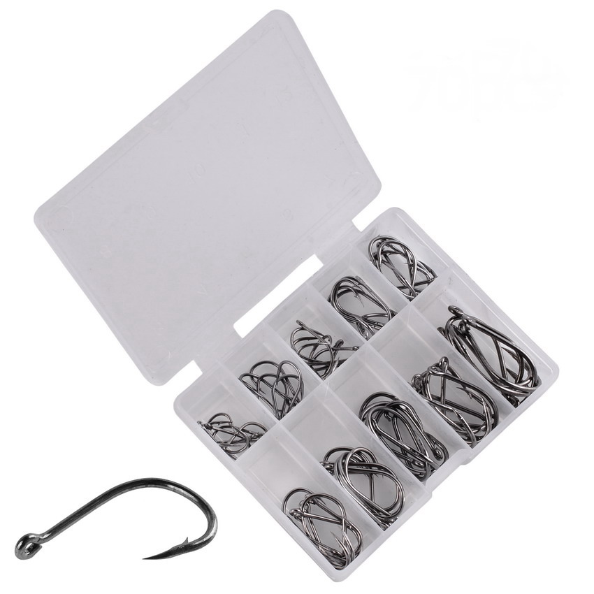 Fishing Hook Assortment - Kit de crochets de pêche, 70
