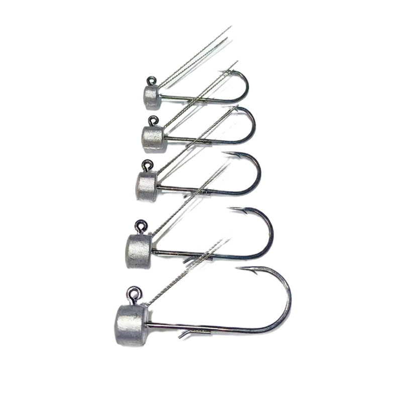 Fishing Hook Offset - 10 pièces * pêche champignon forme
