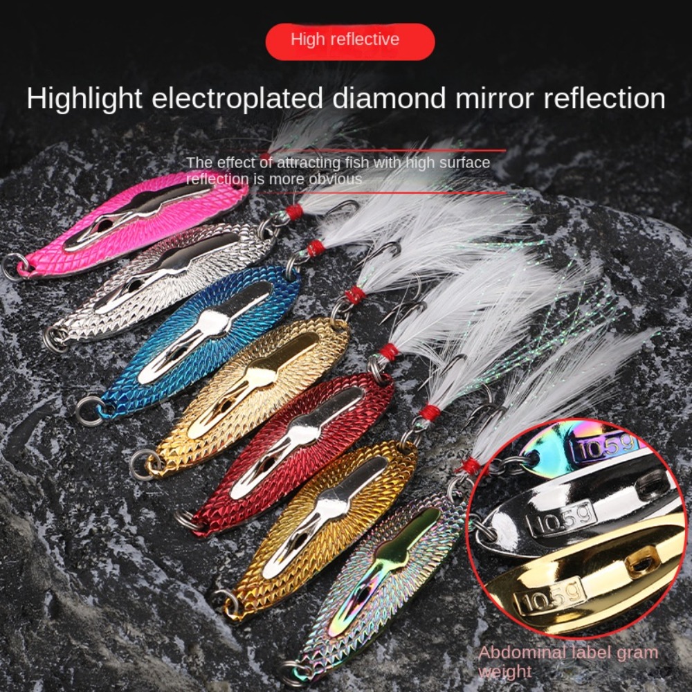 Fishing Hook Treble - Leurres de pêche en métal avec