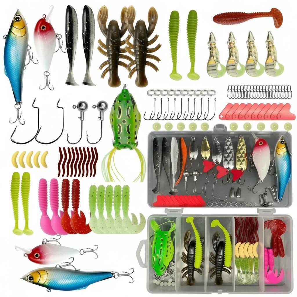 133 pièces de leurres de pêche - Fishing Hook Jig avis et prix