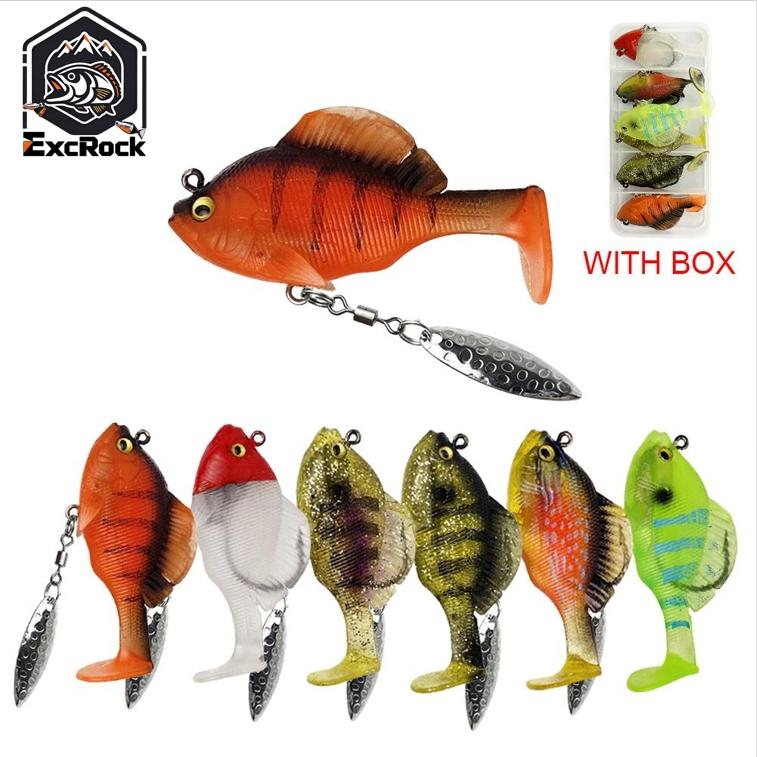 6 leurres de pêche souples pré - Fishing Hook Weedless avis et prix