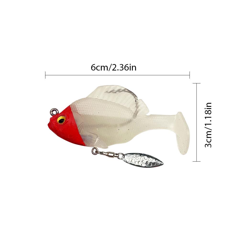 6 leurres de pêche souples pré - Fishing Hook Weedless avis et prix