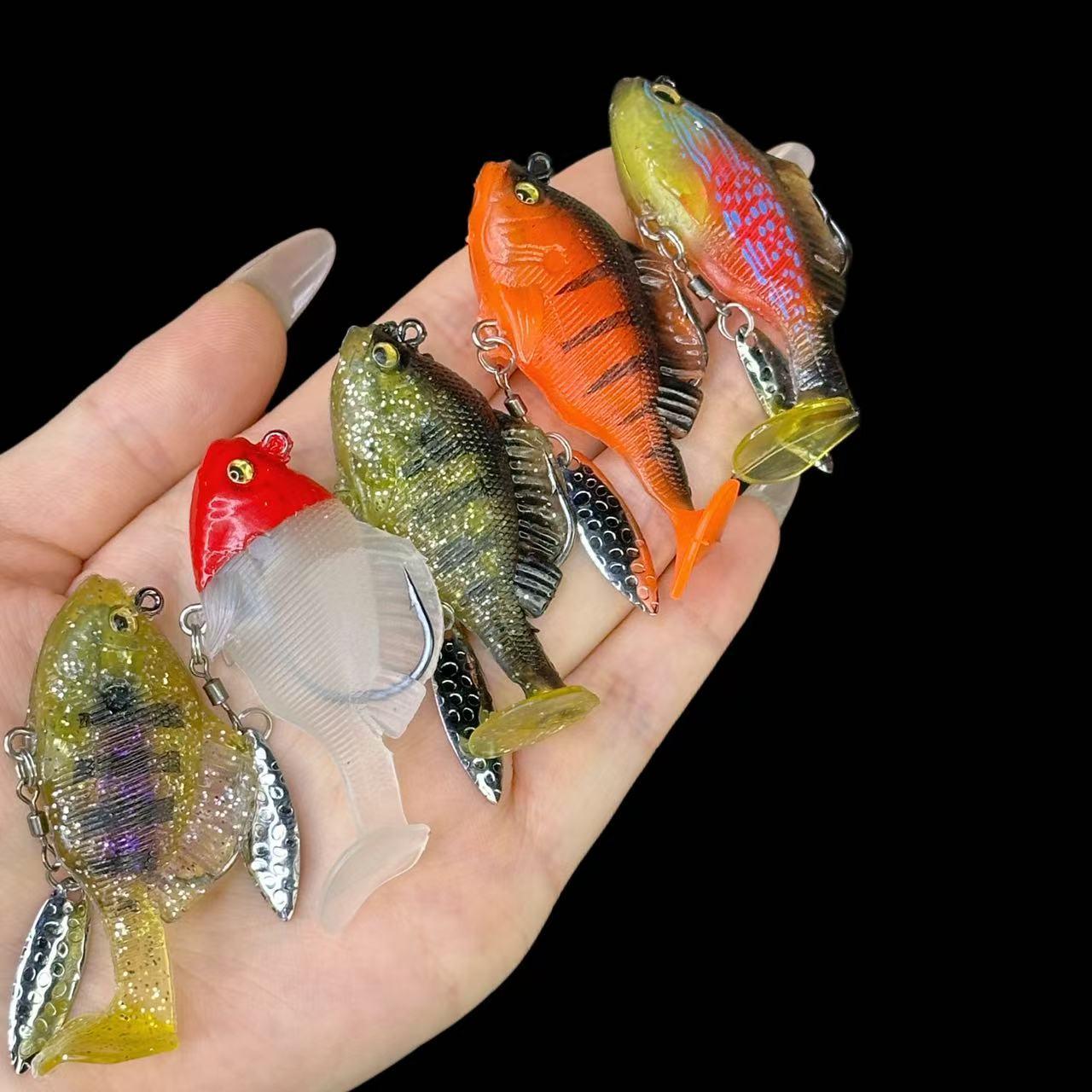 6 leurres de pêche souples pré - Fishing Hook Weedless avis et prix