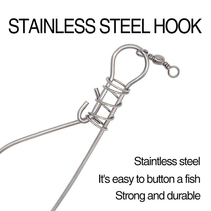 Nouveau【Cordon de pêche en aci - Fishing Hook Stainless Steel avis et prix