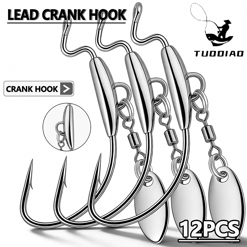 [TUODIAO] ensemble de têtes de - Fishing Hook Weedless avis et prix
