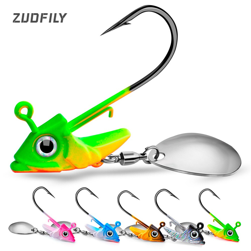Hameçon jig lesté anti-herbe p - Fishing Hook Circle avis et prix